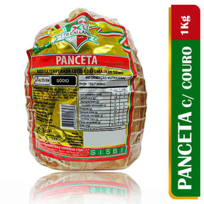 Panceta Defumada com Couro 1K - Mercearia do Julião